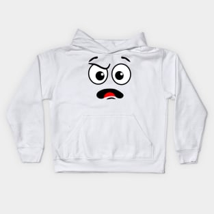 Surprised face Kids Hoodie